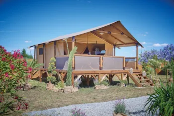 Mietunterkunft - Paillotte Lodgezelt - Camping Eden Villages L'Étoile de Mer