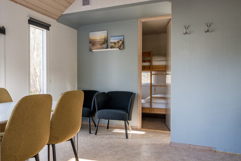 Cabine de luxe avec douche et cuisine