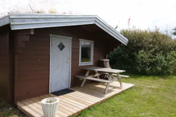 Mietunterkunft - Kleines Blockhaus - Blokhus Natur Camping