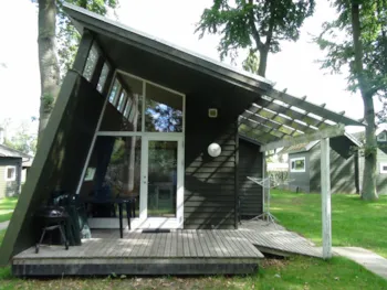 Mietunterkunft - Luxushütte A  25M² - Nysted Camping