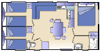Mobilhome 3 Dormitórios 32M²