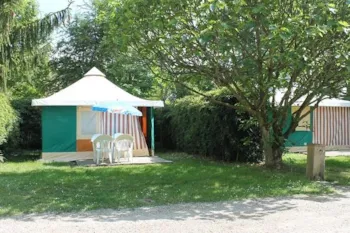 Mietunterkunft - Zeltbungalow - Camping Le Plan d'Eau Saint Charles