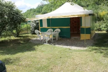 Mietunterkunft - Pagan 25M² Mit Sanitären Anlagen - Camping Le Plan d'Eau Saint Charles