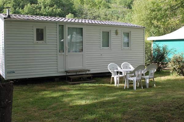 Location - Mobil-Home (Lits: 1Gd + 2 Pts Superposés) - Camping Le Plan d'eau Saint Charles