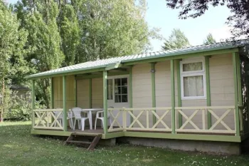 Mietunterkunft - Hütte 28M² - Camping Le Plan d'Eau Saint Charles