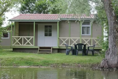 Chalet In Legno Con Terrazza Sul Lago
