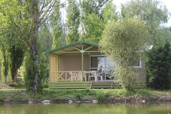 Location - Chalet Bois 3 Chambres Avec Terrasse - Camping Le Plan d'eau Saint Charles