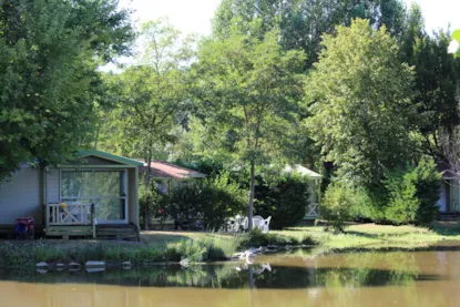 Chalet In Legno Con Terrazza Sul Lago