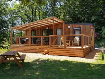 Huuraccommodatie(s) - Eco-Lodge Manyara 34 M², 2 Slaapkamers, 2 Badkamers (Gratis Opgemaakte Bedden) - Camping Le Plô