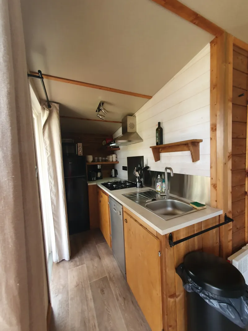 Eco-Lodge Manyara 34M² - Chalet Luxe Climatisé (2 Ch/Sdb, Lits Faits)