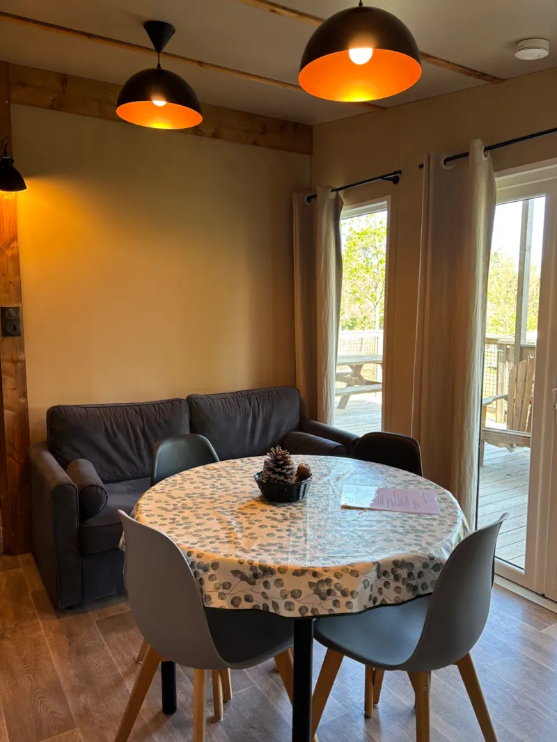 Eco-Lodge Manyara 34M² - Chalet Luxe Climatisé (2 Ch/Sdb, Lits Faits)