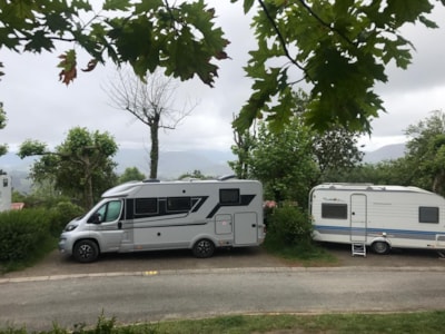 Pitch PLUS motor home (no tents allowed) — 2