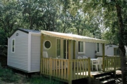 Location - Mobil Home Ohara Confort - 3 Chambres. 7 Mobil Home (M06/M08/M10/M20/M32/M38/M39) - Camping L'Esplanade