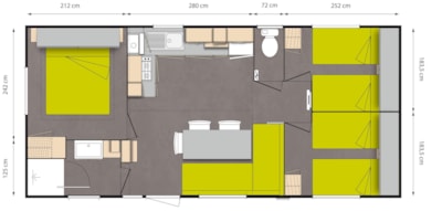 Mobile home  OHARA - 3  bedrooms. 8 mobil home (M01/M06/M08/M10/M16/M20/M32/M38/M39/M40)