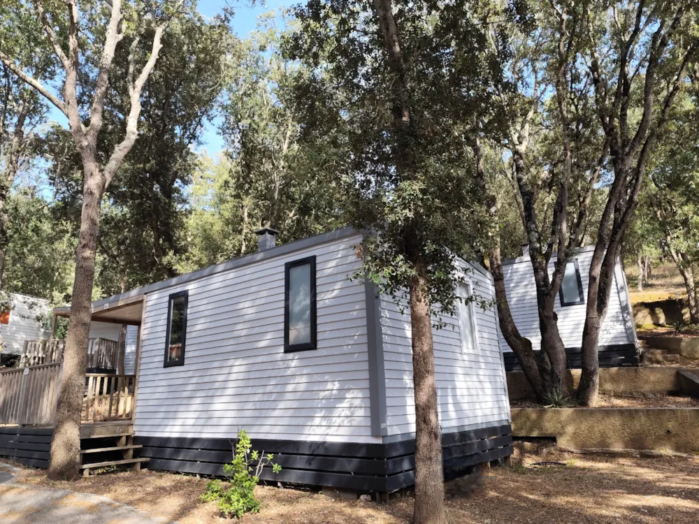 Mietunterkunft - Mobilheim Ohara Confort - 2 Zimmer - 2 Chambres. 32 Mobil Home (M01àm05/M07/M09/M11àm19/M21àm31/M33à - Camping L'Esplanade