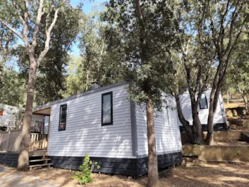 Mietunterkunft - Mobilheim Ohara Confort - 2 Zimmer - 2 Chambres. 32 Mobil Home (M01àm05/M07/M09/M11àm19/M21àm31/M33à - Camping L'Esplanade