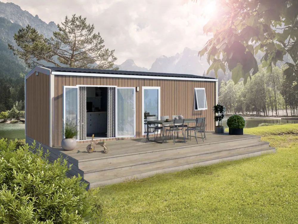Location - Mobil Home Premium Riviera - Vue Mer - 2 Chambres. 2 Mobil Home (R05 / R06) - Camping L'Esplanade