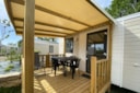 Mobil-Home Climatisé 1 Chambre - 20 M² + Terrasse Couverte De 8 M² Mobil-Home Climatisé 1 Chambre - 20 M² + Terrasse Couverte De 8 M²