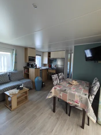 Mietunterkunft - Jardin 50 - Camping Les Pommiers d'Aiguelèze