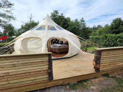 Glamping tent