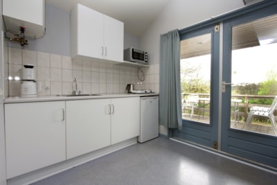 Cabins with bath and toilet