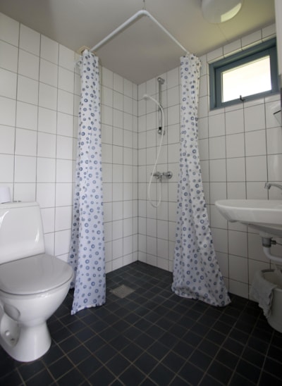 Cabins with bath and toilet