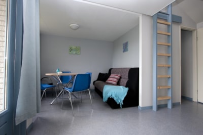Cabins with bath and toilet