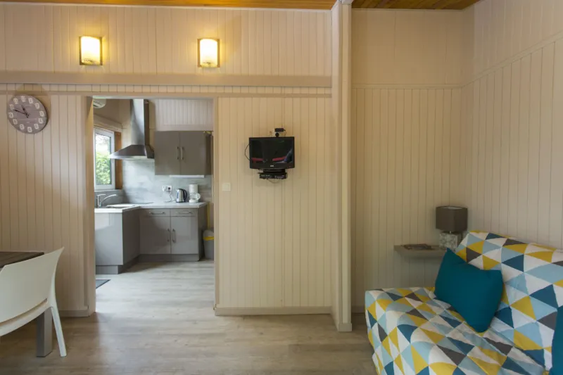 Chalet Vert Et Rouge 35M²  - 1 Chambre + Mezzanine