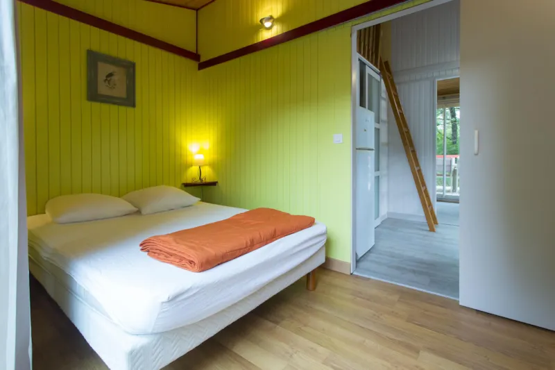 Chalet Vert Et Rouge 35M²  - 1 Chambre + Mezzanine