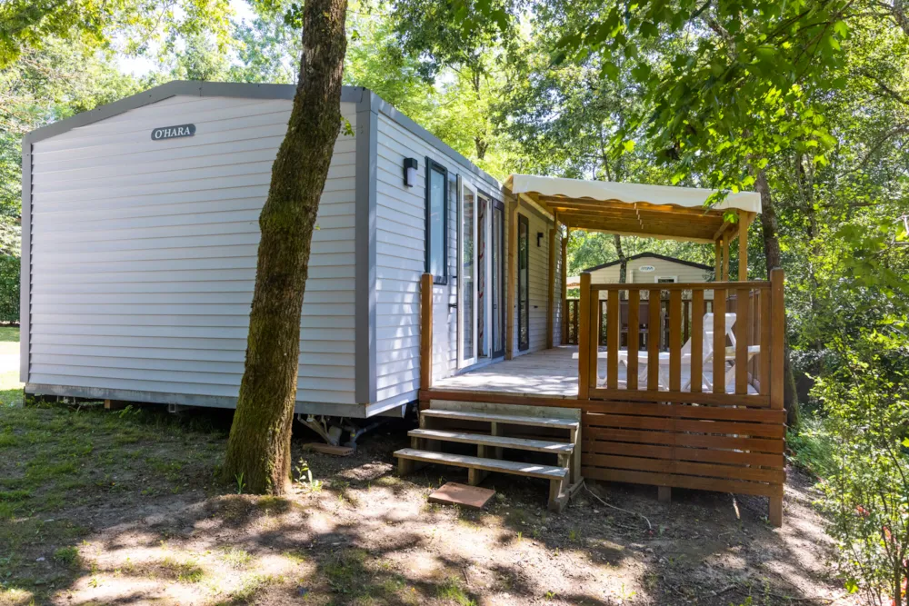 Location - Très Grand Mobil-Home  6-  32M² - 3 Chambres - Camping  de Rousieux