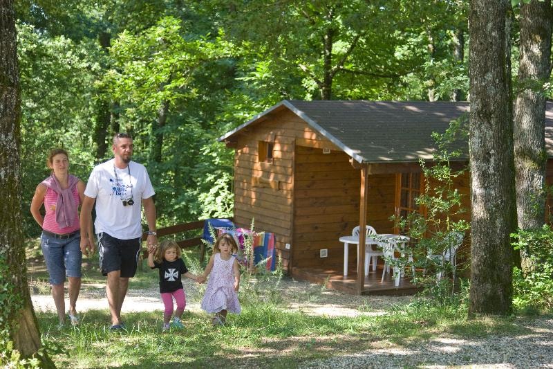 Chalet Cabane trappeur CONFORT 35m² - 2 Zimmer + überdachte terrasse