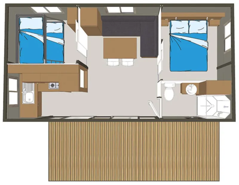 Cottage Privilège 2 Chambres 5P