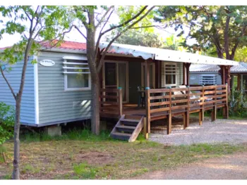Accommodation - Mh Confort - Air Conditionning - 2 Bedrooms - 2 Bathrooms - Camping L'Emeraude du Verdon (anc.SaintLazare)