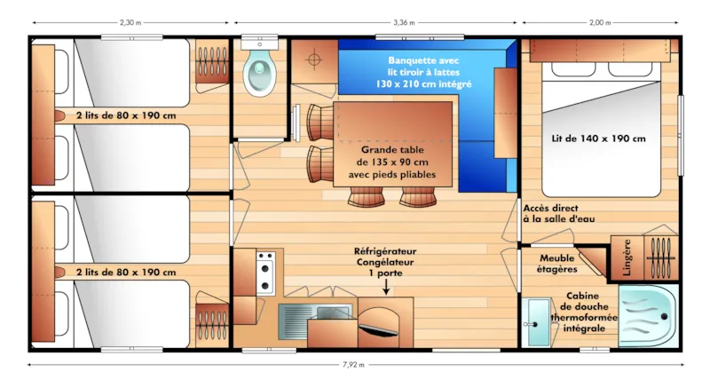 Mh Confort 3 Chambres - Climatisé