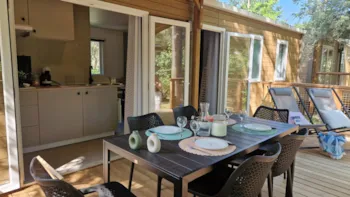 Location - Mh Grand Confort 3 Chambres - Climatisé - Camping L'Emeraude du Verdon 