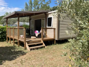 Location - Mh Grand Confort 1 Chambre - Climatisé - Camping L'Emeraude du Verdon 