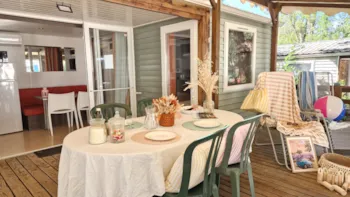 Location - Mh Confort 2 Chambres 2 Salles De Bain - Climatisé - Camping L'Emeraude du Verdon 