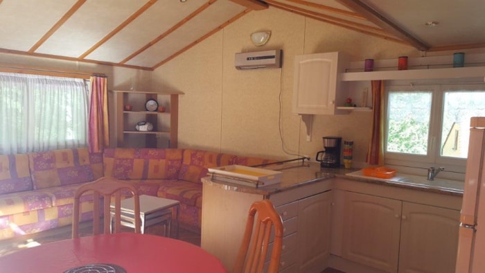 Mobil Home Confort 32M² - 2 Chambres + Terrasse + Tv + Lave Vaisselle + Lave-Linge