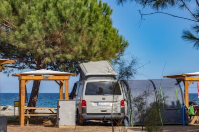 Privilege pitch 100m² seaside 2nd line