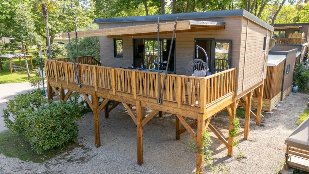 Location - Lodge Prestige Pilotis Montagne - Camping Merendella