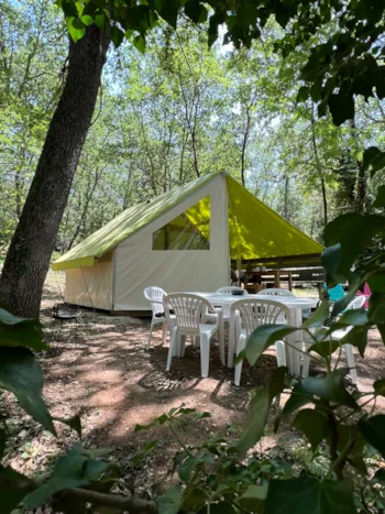 Mietunterkunft - Tente  Lodge Toile - Camping  & Aire Naturelle Le Mas de Rome