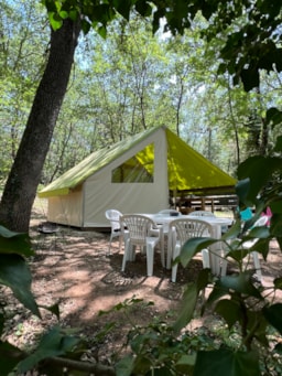 Huuraccommodatie(s) - Tente  Lodge Toile - Camping  & Aire Naturelle Le Mas de Rome
