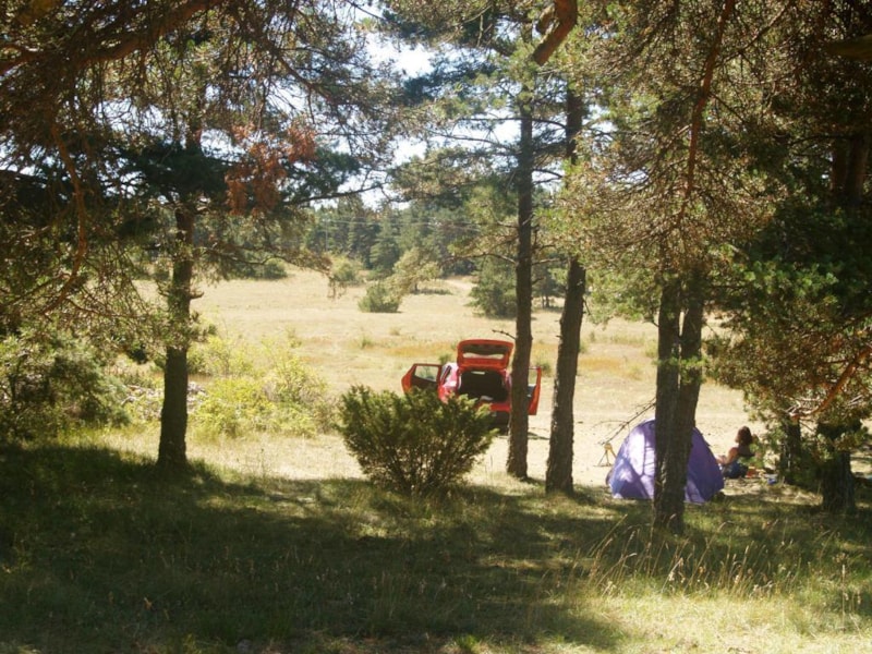 Piazzola : auto + tenda/roulotte o camper