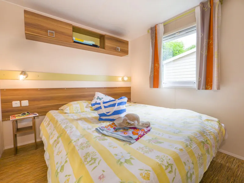 Mobil Home Grand Visio Confort 32M² (3 Ch-5 Pers) + Clim + Tv + Terrasse Semi Couverte