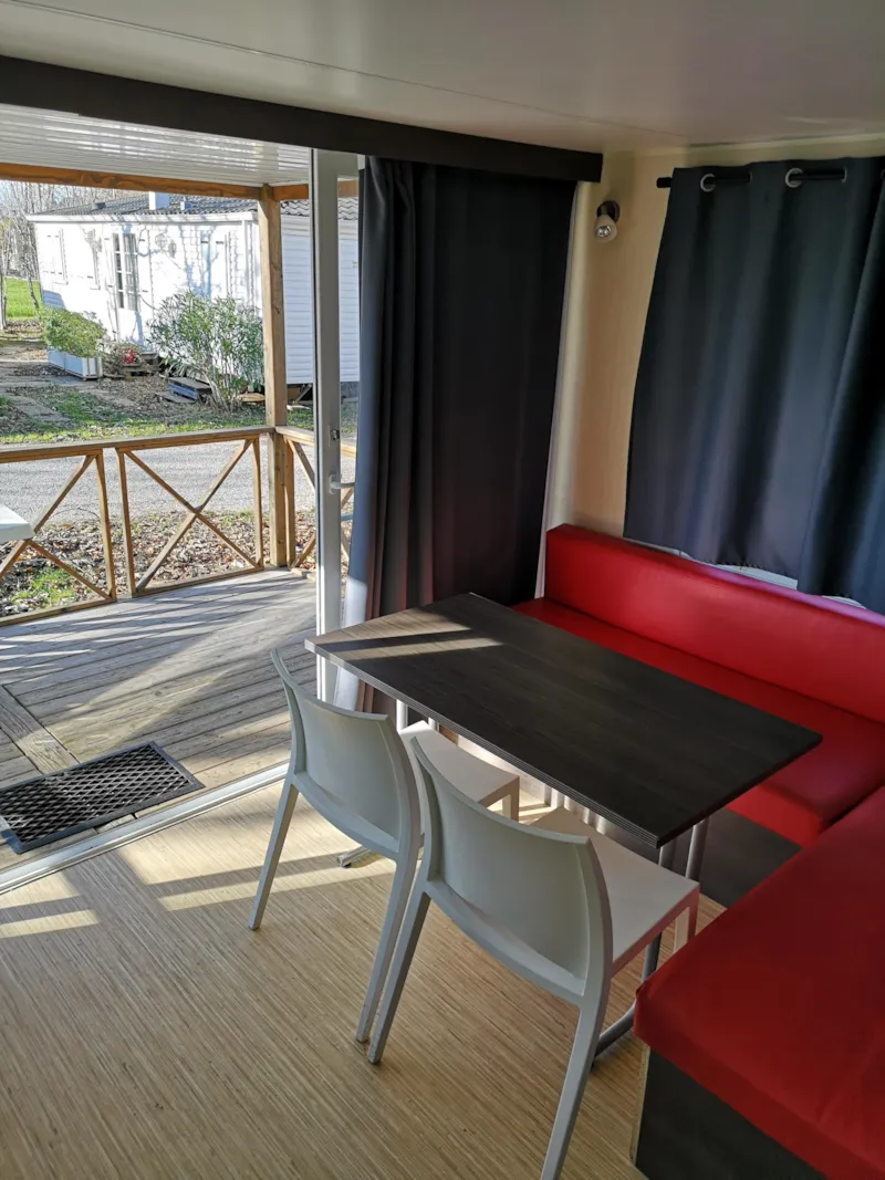 Mobilhome Nature Confort 25 M² (2 Chambres- 4 Pers ) + Terrasse Couverte