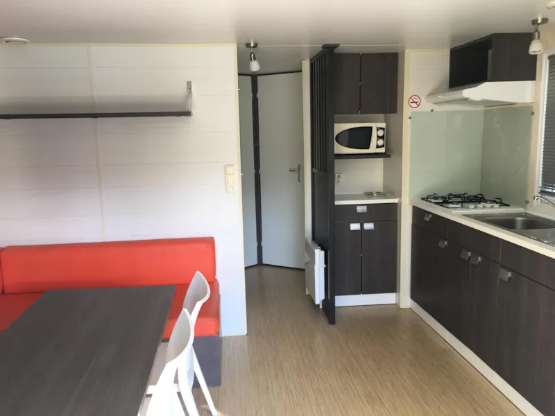 Mobil Home Nature Confort 25M² (2 Ch- 4 Pers) + Climatisation + Terrasse Couverte