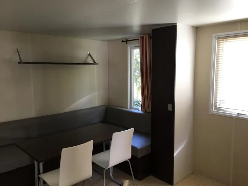 Mobil Home Confort 20M² (1Ch-2Pers) + Tv + Clim + Terrasse Couverte