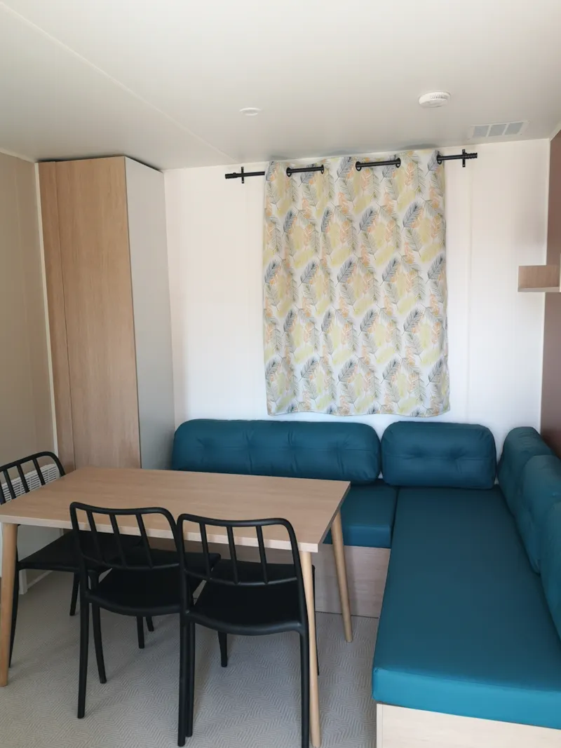 Mobil Home Premium 32 M² (3 Ch- 6 Pers) + Tv + Climatisation +Terrasse Couverte