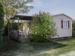 Accommodation - Mobile Home 28M² -  2 Bedrooms + Terrace - Camping LE PESSAC