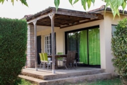 Accommodation - Holiday Home 85M² - 3 Bedrooms + Terrace + Tv - Camping LE PESSAC